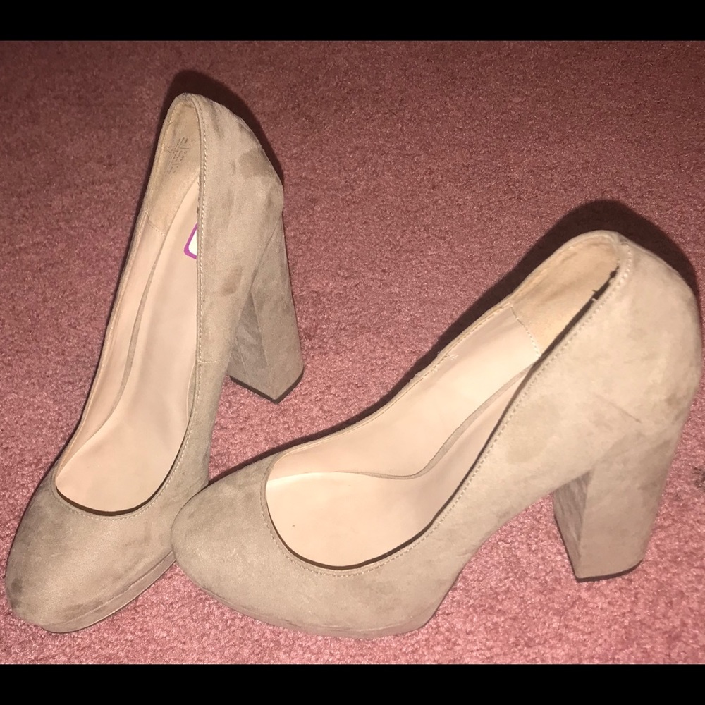 Suede High heels